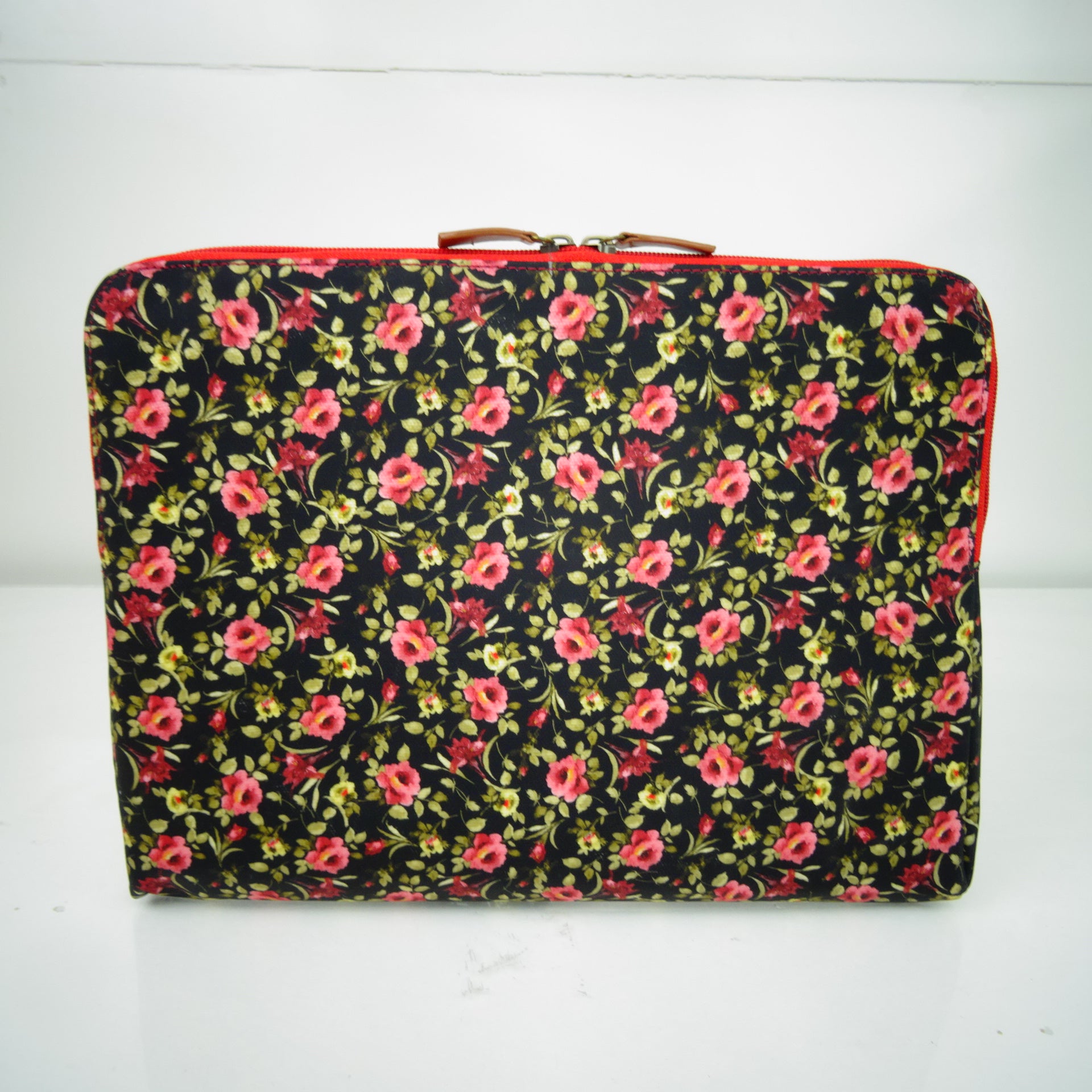 Laptop Protective Case - Black Floral - 13"