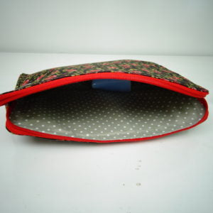Laptop Protective Case - Black Floral - 13"