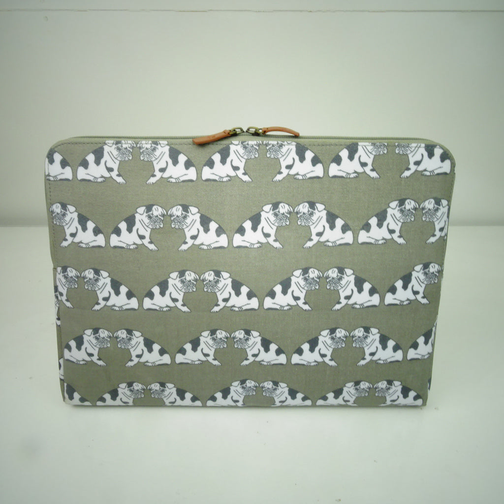 Laptop Protective Case - French Bull Dog - Grey - 15"