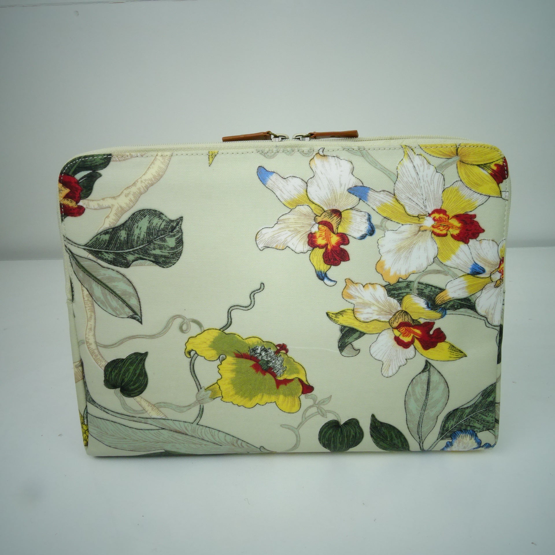 Laptop Protective Case - Orchids Cream 13"