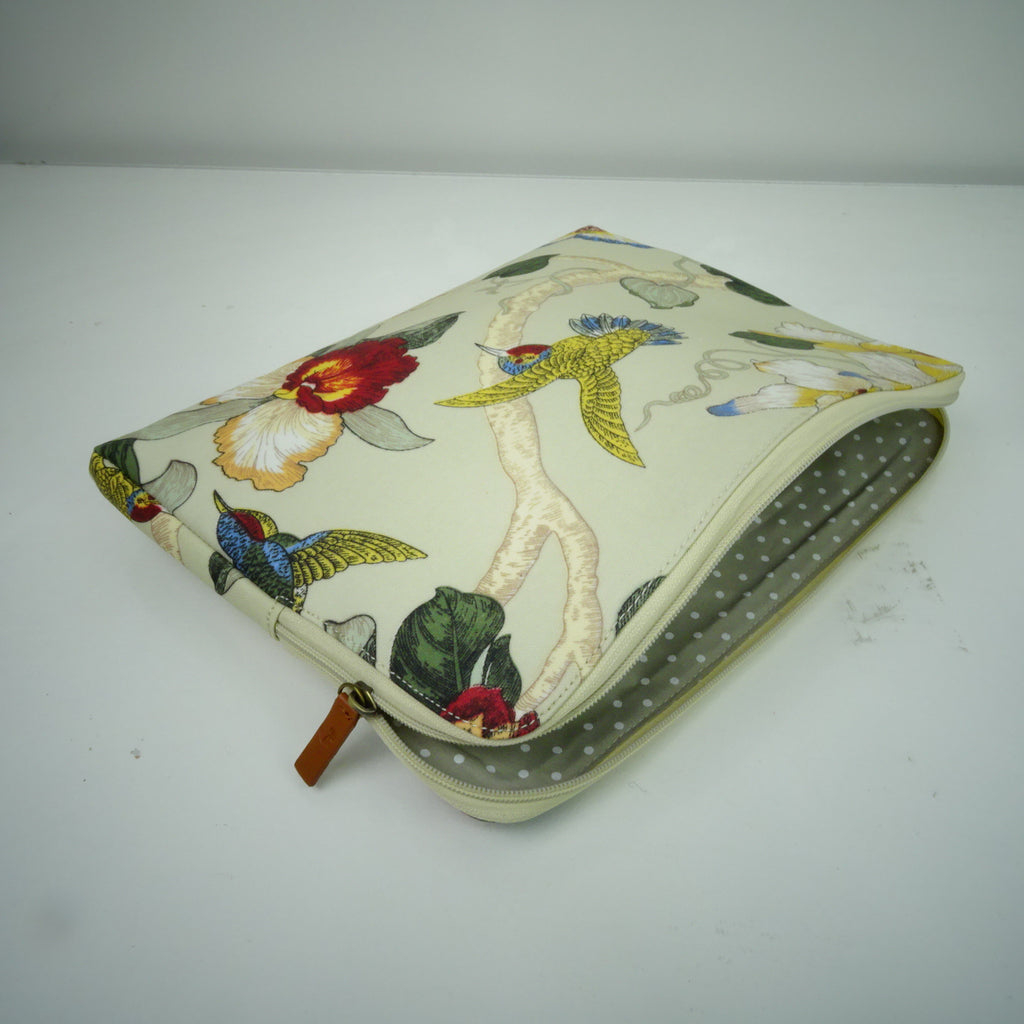 Laptop Protective Case - Orchids Cream 13"