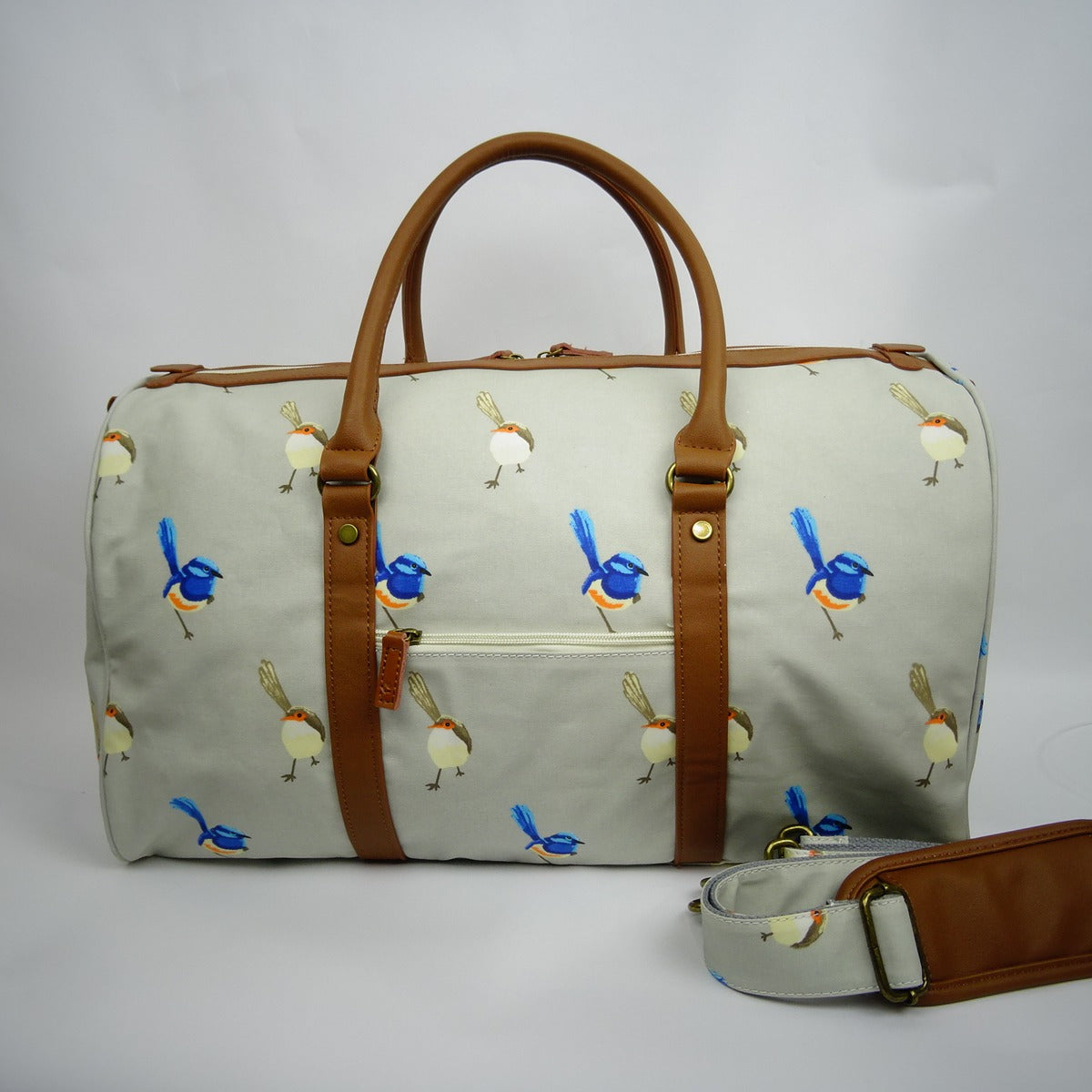 Travel Weekender Crossbody Bag – Australian Natives Print