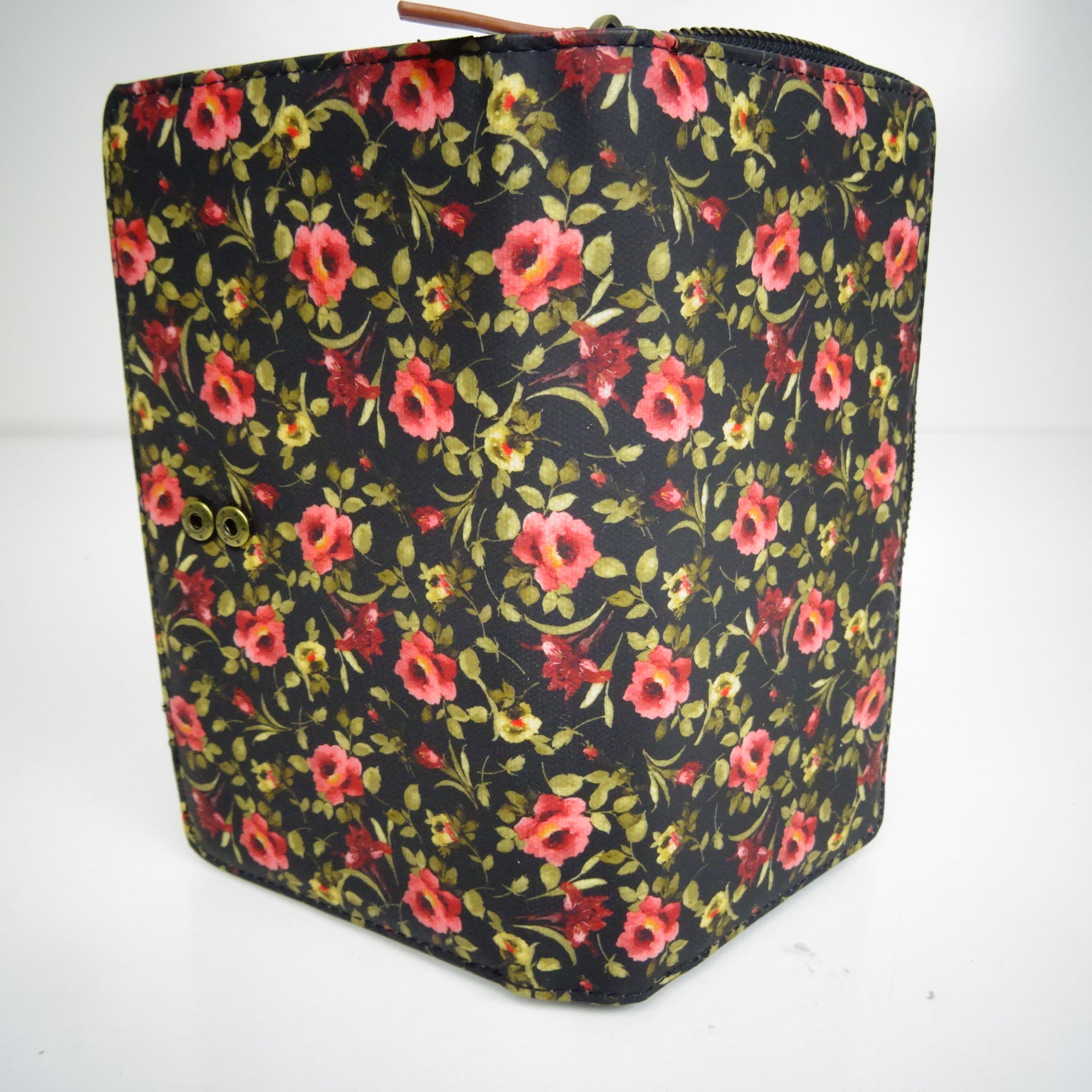 Ladies Wallet – Black Floral Print