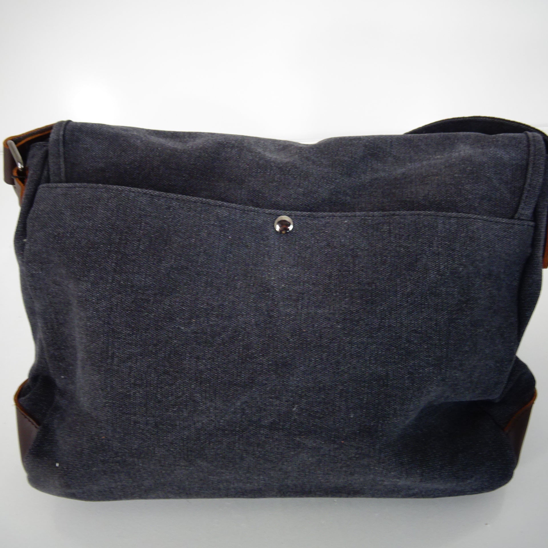 Canvas Cross Body Messenger Bag – Black | 1149-BK