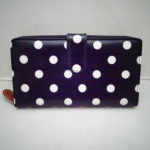 Ladies Wallet – Black Polka Dot