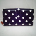 Ladies Wallet – Black Polka Dot