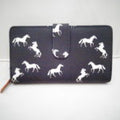 Ladies Wallet – Black Horses