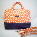 Laptop Computer Case - Orange Polka Dot