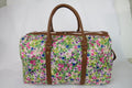 Travel Weekender Crossbody Bag – Pink Floral Print