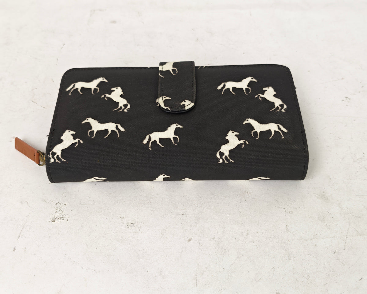 Ladies Wallet – Black Horses