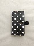 Ladies Wallet – Black Polka Dot
