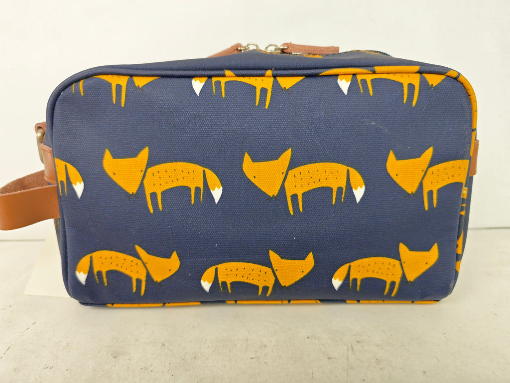 Cosmetic & Toiletry Bag - Navy Fox