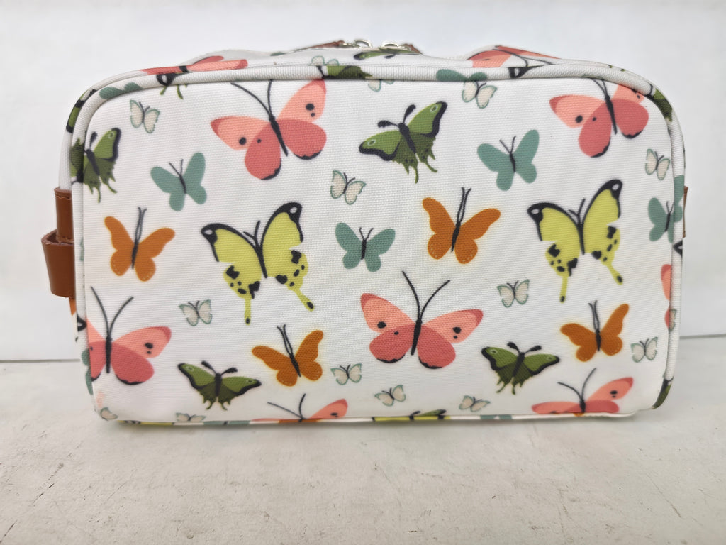Cosmetic & Toiletry Bag - Mixed Colour - Butterflies