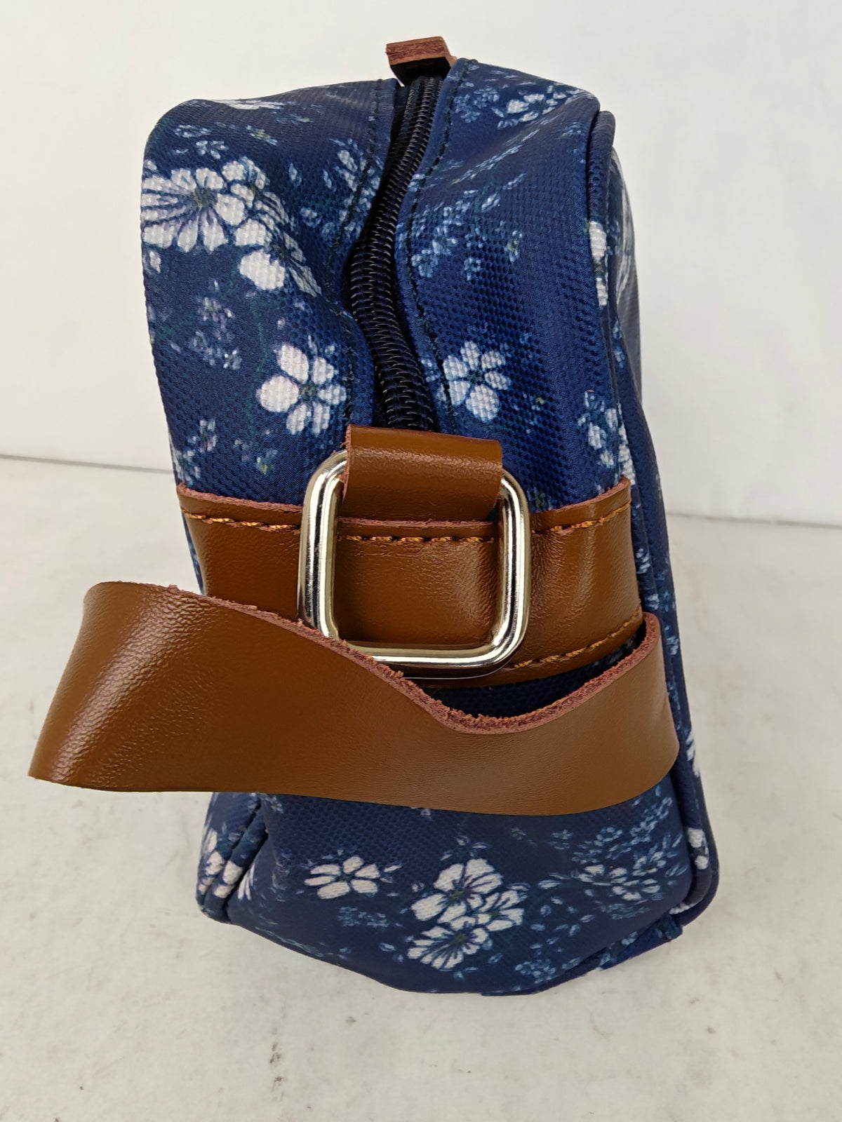 Cosmetic & Toiletry Bag - Navy Floral