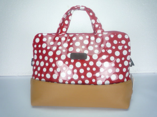 Laptop Computer Case - Red Polka Dot