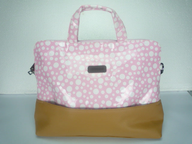 Laptop Computer Case - Pink Polka Dot - 40 x 30 x 12 cm