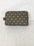 Cosmetic & Toiletry Bag - Grey Polka Dot